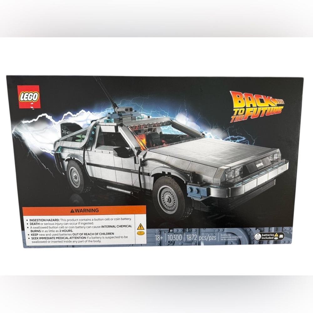 Lego back to the future Delorean